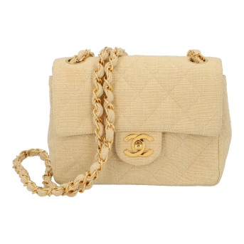 CHANEL VINTAGE Umhängetasche "SINGLE FLAP BAG".
