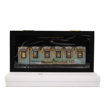 GOLDBARREN - SET 'Die Legendären Goldminen der Welt' 6 x 2,5 g