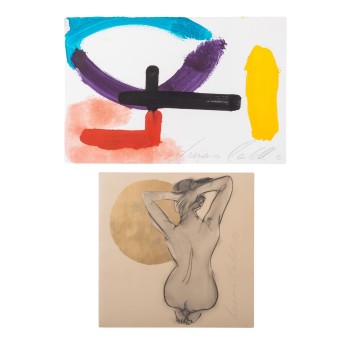 CASTELLI, LUCIANO (geb. 1951), "Abstrakte Komposition", 1992,