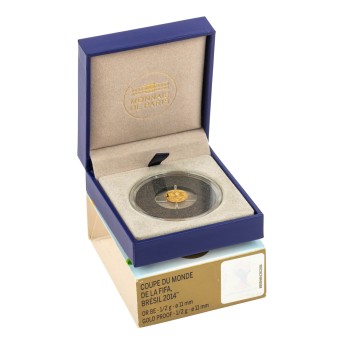 Frankreich /GOLD - FIFA WM Brasilien 2014, 5 Euro