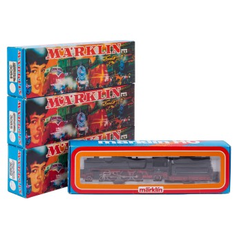 MÄRKLIN 4-piece set of locomotives, H0 scale,