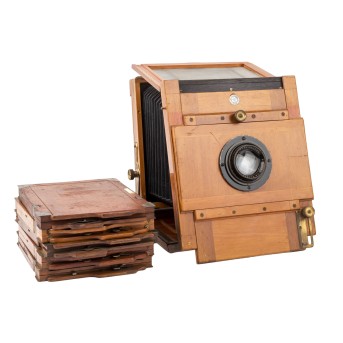 Plate camera 'STELLA', around 1900,
