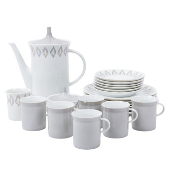 ROSENTHAL Kaffeeservice für 6 Personen, 20. Jh.