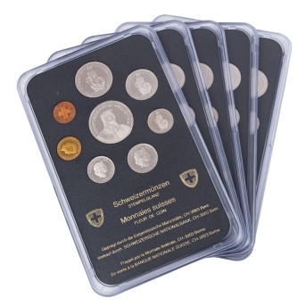 Switzerland - Coin sets 1993-1997. 5 pieces.