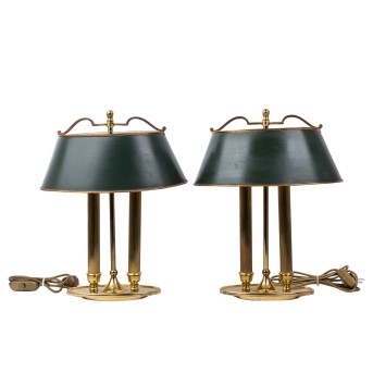 Paar Tischleuchten