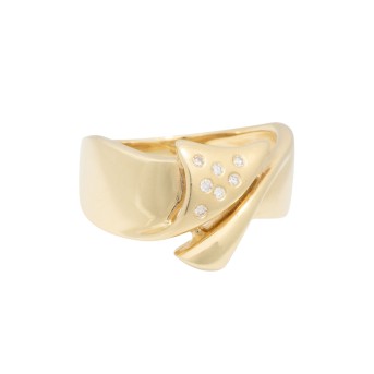 Ring mit 7 Brillanten,