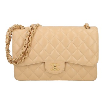 CHANEL CHANEL Schultertasche 'GROSSE KLASSISCHE TASCHE JUMBO', Koll.: 2018-2019.
