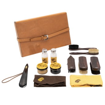 GOYARD Exklusives GOYARD Schuhputz-Set – Aus dem Nachlass von Karl Lagerfeld.