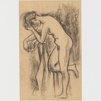 ARTISTS FROM THE FIRST THIRD OF THE 20th CENTURY &quot;Female nude, leaning on a chair&quot;