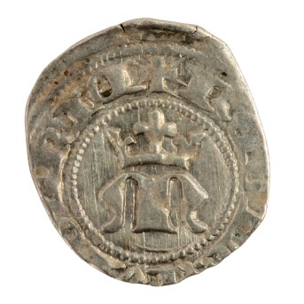 Ungarn/ Denar 14. Jhd. Maria von Anjou (1382-1395),