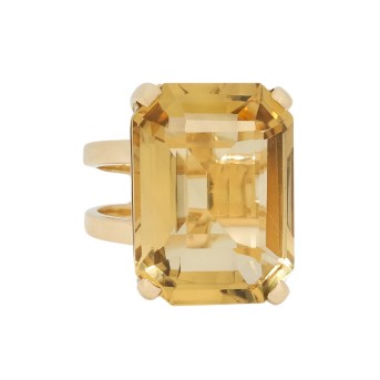 Ring mit Citrin