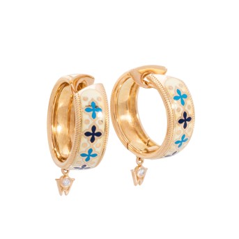 WELLENDORFF Creolen "Paloma" mit 2 Brillanten