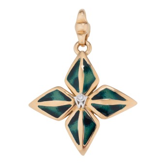 WELLENDORFF Clip-Anhänger "Blauer Mond"