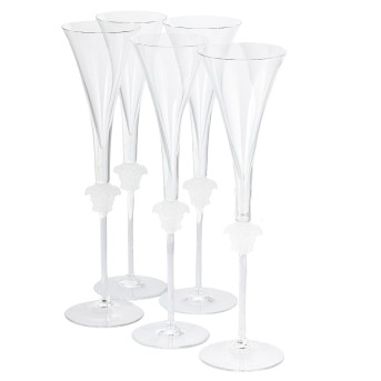 VERSACE x ROSENTHAL Sektflöten "MEDUSA LUMIERE".