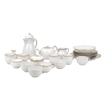 LUDWIGSBURG 22-piece coffee service, 20th century