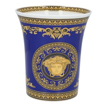 VERSACE VERSACE x ROSENTHAL Vase 'MEDUSA BLUE'.