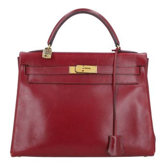 HERMÈS VINTAGE Handtasche "KELLY BAG 32".