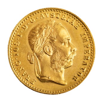 Österreich/GOLD - Franz Joseph I. 1 Dukat 1915 "offizielle Neuprägung".
