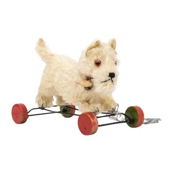 STEIFF Hund 'Abknöpf-Sealyham', 1936-40, RARITÄT!