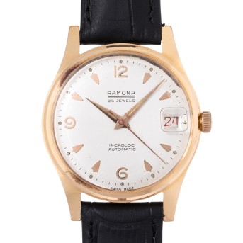 RAMONA Vintage Herrenuhr. Ca. 60er Jahre.