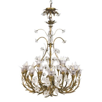 BANCI, HERAUSRAGENDER DECKENLEUCHTER,