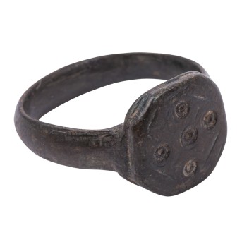 Middle Ages (11th - 14th century), crusader bronze ring
