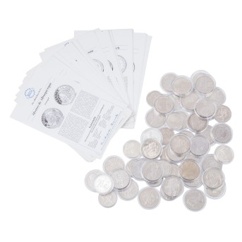 Sammlung von 52 x ECU-Prägungen