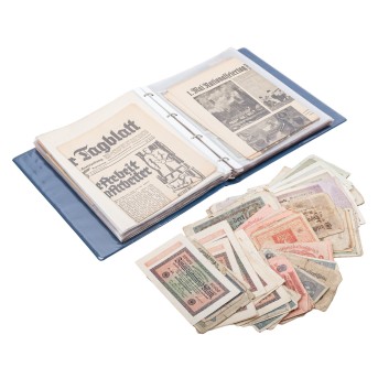 German Empire to FRG - Album with historical banknotes,