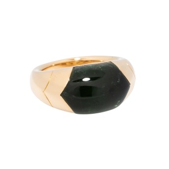 BULGARI BULGARI Ring Vintage, grüner Turmalin,