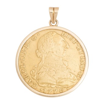 Kolumbien/GOLD - 8 Escudos 1776/NR, Karl III.