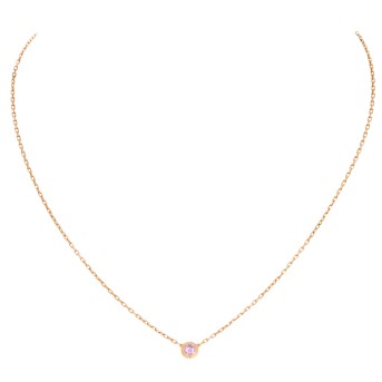 CARTIER CARTIER Collier 'd'amour' mit einem rosa Saphir,