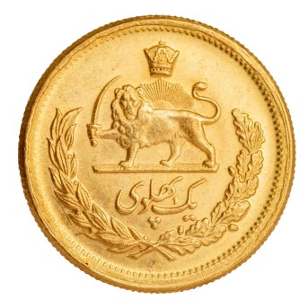 Iran/GOLD - 1 Pahlavi 1325 SH (1946/47), Mohammed Riza Pahlevi,