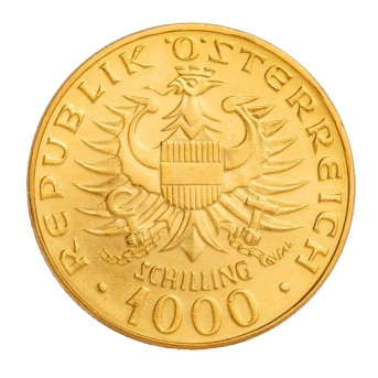 Österreich/GOLD - 1000 Schilling 1976