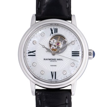 RAYMOND WEIL Maestro Ref 2627-STC-00994 "MOP Dial" Damenuhr. Ca. 2010er Jahre.