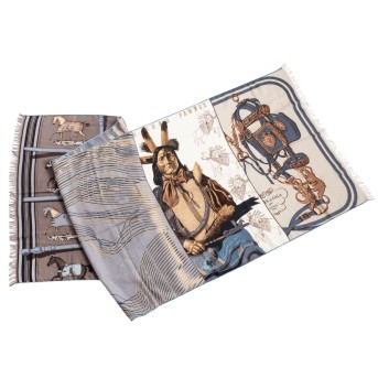 HERMÈS HERMÈS Schal 'CARRE EN CARRES'.