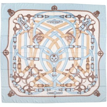 HERMÈS foulard 'CAVALCADOUR'.