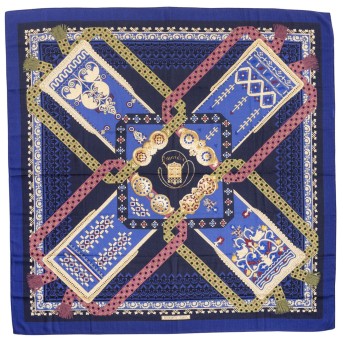 HERMÈS foulard 'BRINS D`OR'.
