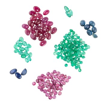 Konvolut Edelsteine zus. ca. 39,3 ct,