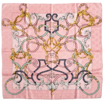 HERMÈS silk carré 'L'INSTRUCTION DU ROY',