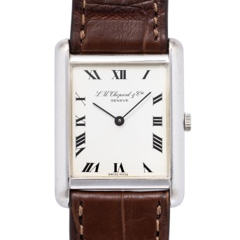 L.U. CHOPARD & CIE Tank Ref 2012 men's watch. Ca. 70s.