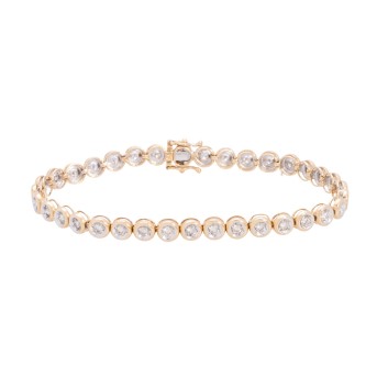 Armband mit Brillanten von zus. ca. 2,5 ct,