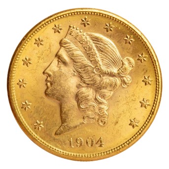 USA /GOLD - 20 $ Liberty Head (Double Eagle) 1904-S