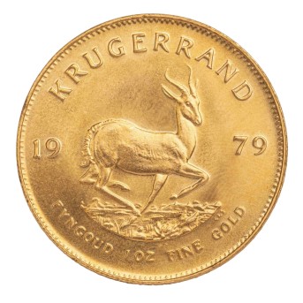 Südafrika/GOLD - 1 Unze GOLD fein, 1 Krügerrand 1979