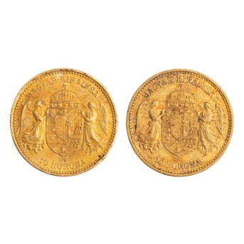 Österreich-Ungarn /GOLD - Franz Josef I. 2x 10 Kronen 1892