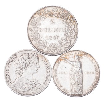 Free City of Frankfurt : Guilder and Thaler -