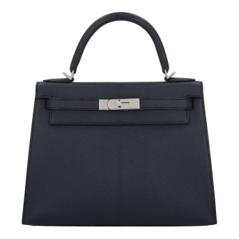 HERMÈS HERMÈS Handtasche 'KELLY BAG SELLIER 28'. Koll.: 2024 (Stamp W).