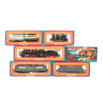 MÄRKLIN 6-piece set of locomotives, H0 scale,
