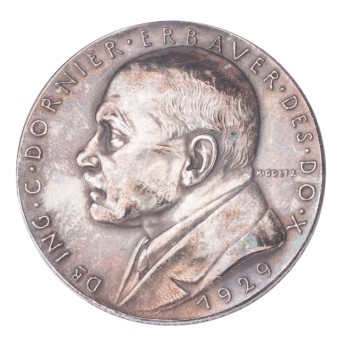 Weimarer Republik - Gedenkmedaille zu Claude Dornier 1929
