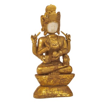 Six-armed deity. CHINA , around 1900.