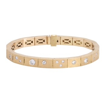 Armband mit Brillanten von zus. ca. 3,0 ct,